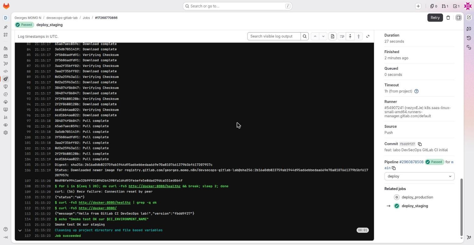 Log of the deploy_staging job ending with Job succeeded