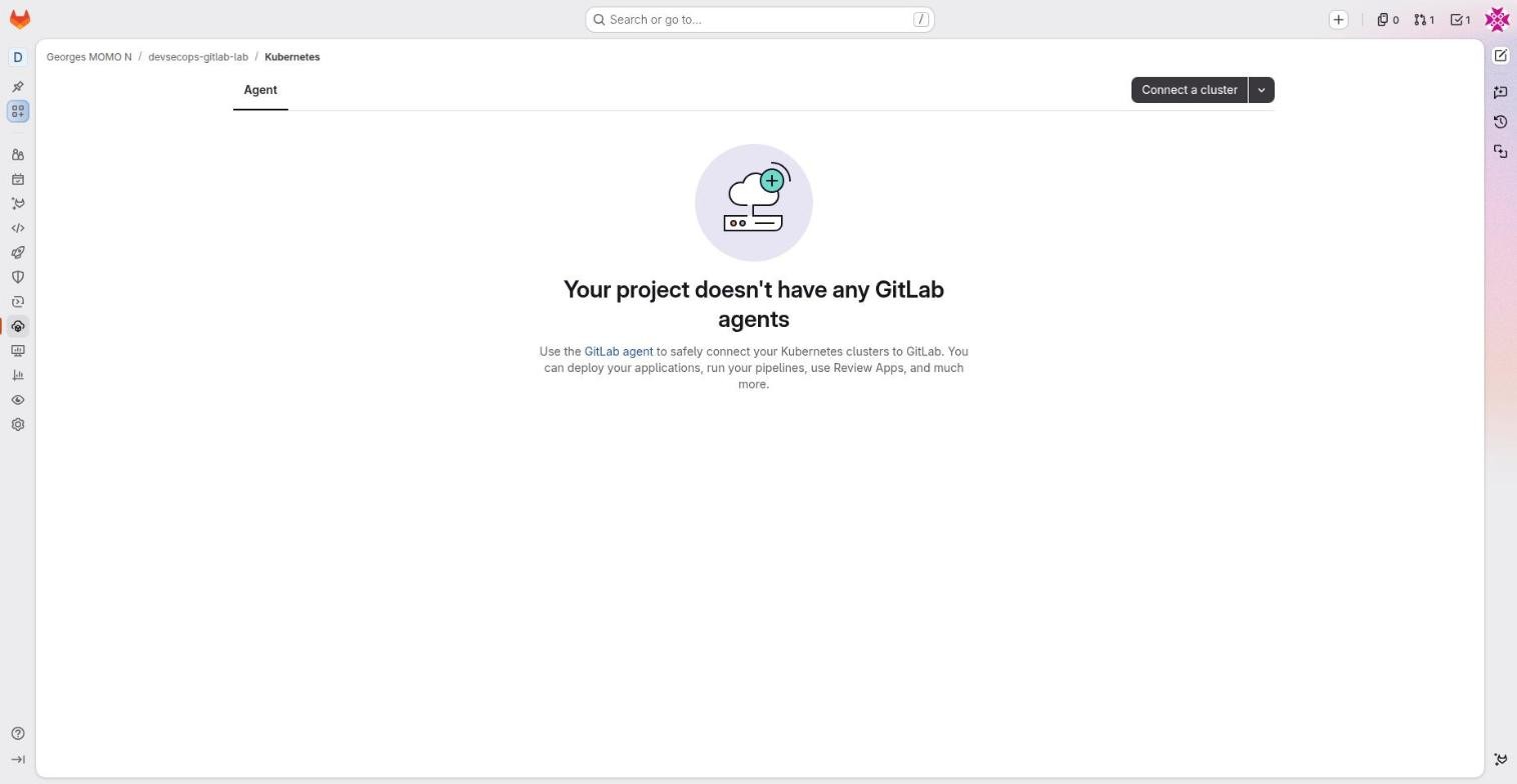 Kubernetes clusters page with Connect a cluster button